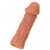Телесная реалистичная насадка KOKOS Extreme Sleeve 05 с дополнительной стимуляцией - 12,7 см. - KOKOS - в Липецке купить с доставкой
