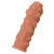 Телесная реалистичная насадка KOKOS Extreme Sleeve 11 с дополнительной стимуляцией - 12,7 см. - KOKOS - в Липецке купить с доставкой