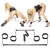 Комплект наручников и наножников с распорками Spread  em Bar and Cuff Set - Pipedream - купить с доставкой в Липецке