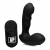 Черный стимулятор простаты Alpha-Pro 7X P-Milker Silicone Prostate Stimulator with Milking Bead - XR Brands - в Липецке купить с доставкой