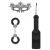 Черный игровой набор Introductory Bondage Kit №4 - Shots Media BV - купить с доставкой в Липецке