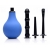 Анальный душ с 3 насадками Premium One-way Valve Anal Douche Set - XR Brands - купить с доставкой в Липецке