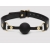 Черный кляп-шар Bound to You Faux Leather Ball Gag - Fifty Shades of Grey - купить с доставкой в Липецке