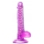 Фиолетовый реалистичный фаллоимитатор Celiam - 20,5 см. - A-toys