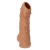 Телесная насадка с пупырышками и открытой головкой Nude Sleeve M - 12 см. - KOKOS - в Липецке купить с доставкой
