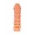 Телесная закрытая насадка с пупырышками Cock Sleeve Size M - 15,6 см. - KOKOS - в Липецке купить с доставкой