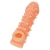 Телесная закрытая насадка с пупырышками Cock Sleeve Size L - 17,6 см. - KOKOS - в Липецке купить с доставкой
