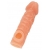 Телесная закрытая насадка с шершавой головкой Cock Sleeve Size M - 15,6 см. - KOKOS - в Липецке купить с доставкой