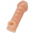 Телесная закрытая насадка с шишечками Cock Sleeve Size L - 17,6 см. - KOKOS - в Липецке купить с доставкой
