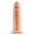 Телесный реалистичный фаллоимитатор с полостью Silicone Hollow Extension - 20 см. - Pipedream - купить с доставкой в Липецке