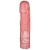 Розовая фаллическая насадка Vac-U-Lock 8  Crystal Jellies Dong - 20,3 см. - Doc Johnson - купить с доставкой в Липецке