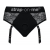 Черные трусики для насадок Diva Lingerie Harness - size M - Strap-on-me - купить с доставкой в Липецке