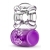 Фиолетовое эрекционное виброкольцо Pleaser Rechargeable C-Ring - Blush Novelties - в Липецке купить с доставкой
