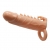 Телесная удлиняющая насадка Penis Sleeve Emmitt - 17 см. - Baile - в Липецке купить с доставкой