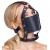Черный намордник с кляпом-шаром Head Harness With A Gag - Orion - купить с доставкой в Липецке
