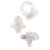 Набор из 3 прозрачных эрекционных колец с вибрацией Teasers Ring Kit - Chisa - в Липецке купить с доставкой