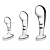 Набор из 3 стальных стимуляторов простаты Stainless Steel P-spot Training Set - b-Vibe - в Липецке купить с доставкой