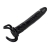 Чёрная насадка-фаллос для двойного проникновения INFLATABLE DILDO SLIM DONG  - 13,5 см. - Toyz4lovers - в Липецке купить с доставкой