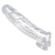 Прозрачная насадка для увеличения члена Realistic Clear Penis Enhancer and Ball Stretcher - 20,3 см. - XR Brands - в Липецке купить с доставкой