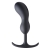 Черный массажер простаты с утяжелителями Premium Silicone Weighted Prostate Plug Large - 18,8 см. - XR Brands - в Липецке купить с доставкой