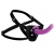 Лиловый поясной страпон Navigator Silicone G-Spot Dildo with Harness - 17,8 см. - XR Brands - купить с доставкой в Липецке