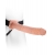 Фаллопротез телесного цвета Hollow Strap-On - 29 см. - Pipedream - купить с доставкой в Липецке