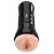 Телесный мастурбатор-вагина в черной колбе Super Luscious Lips XXL - Pipedream - в Липецке купить с доставкой