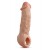 Телесная насадка-удлинитель Intrepid 9.25 Inch Realistic Penis Extender Sleeve - 23,5 см. - Blush Novelties - в Липецке купить с доставкой