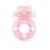 Розовое эрекционное виброкольцо в форме мишки - 1137 - в Липецке купить с доставкой