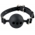 Силиконовый кляп-шар с отверстиями для дыхания Silicone Breathable Ball Gag Small - Pipedream - купить с доставкой в Липецке