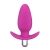 Розовая вибропробка Luxe Little Thumper - 12 см. - Blush Novelties