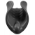 Чёрный мастурбатор Vibrating Silicone Stimulator с вибрацией - Pipedream - в Липецке купить с доставкой