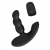 Черный силиконовый стимулятор простаты Levett Nitoc с пультом ДУ - Levett - в Липецке купить с доставкой