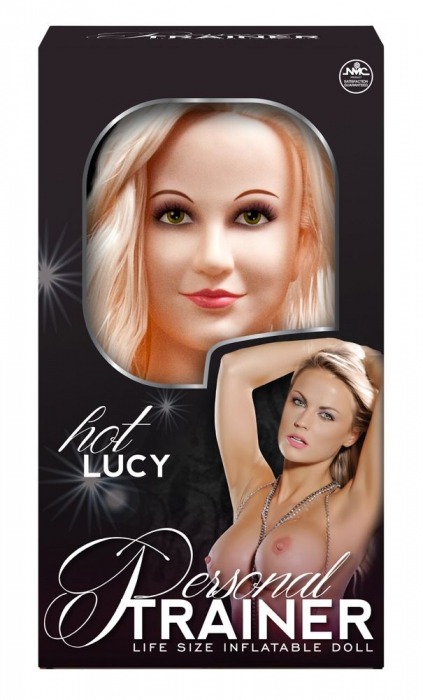 Надувная кукла с вибрацией и 2 любовными отверстиями Hot Lucy Lifesize Love Doll - NMC - в Липецке купить с доставкой