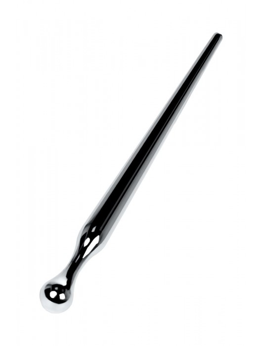 Серебристый уретральный плаг-игла TOYFA Metal - 10 см. - ToyFa - купить с доставкой в Липецке