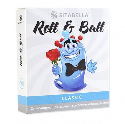 стимулирующий презерватив-насадка Roll   Ball Classic - Sitabella - купить с доставкой в Липецке