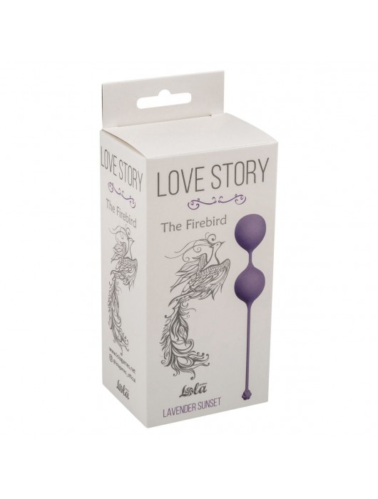 Фиолетовые вагинальные шарики The Firebird Lavender Sunset - Lola Games