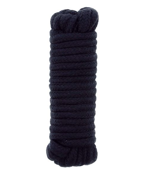 Чёрная веревка для связывания BONDX LOVE ROPE - 5 м. - Dream Toys - купить с доставкой в Липецке