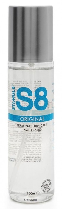 Универсальный лубрикант на водной основе S8 Original Lubricant - 250 мл. - Stimul8 - купить с доставкой в Липецке