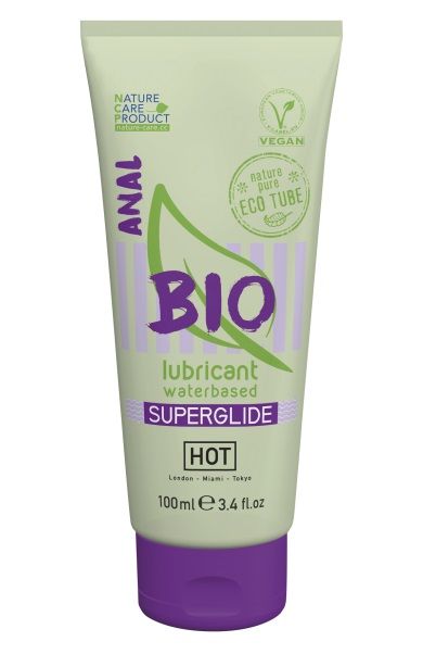 Интимный увлажняющий анальный гель BIO SuperGlide - 100 мл. - HOT - купить с доставкой в Липецке