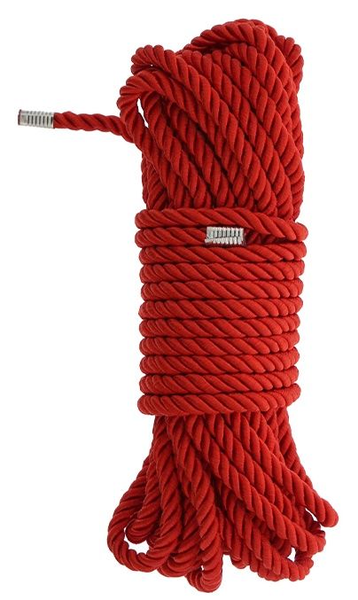 Красная веревка DELUXE BONDAGE ROPE - 10 м. - Dream Toys - купить с доставкой в Липецке