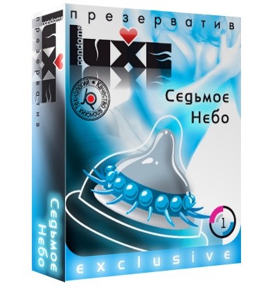 Презерватив LUXE  Exclusive  Седьмое небо  - 1 шт. - Luxe - купить с доставкой в Липецке