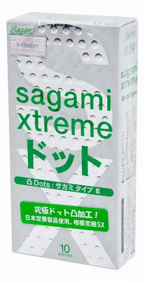 Презервативы Sagami Xtreme Type-E с точками - 10 шт. - Sagami - купить с доставкой в Липецке