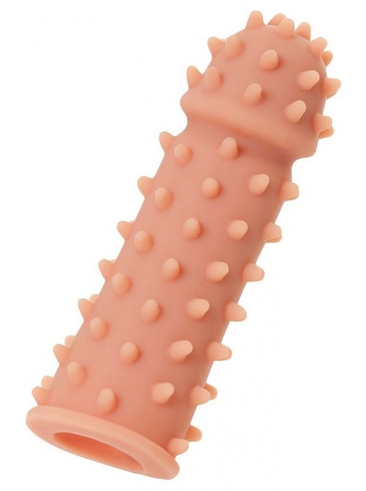 Телесная реалистичная насадка KOKOS Extreme Sleeve 03 с дополнительной стимуляцией - 12,7 см. - KOKOS - в Липецке купить с доставкой