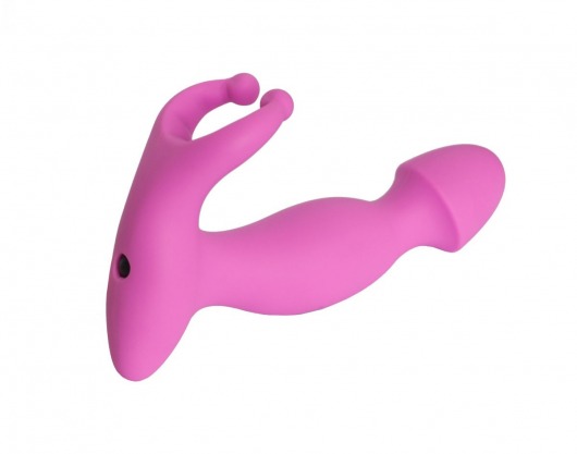 Розовый стимулятор простаты с усиками - 15 см. - 4sexdreaM - в Липецке купить с доставкой
