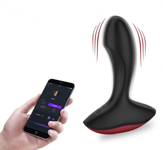 Чёрный массажер простаты Solstice - Magic Motion - в Липецке купить с доставкой