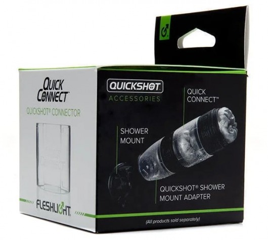 Коннектор для мастурбаторов серии Quickshot - Quick Connect - Fleshlight - в Липецке купить с доставкой