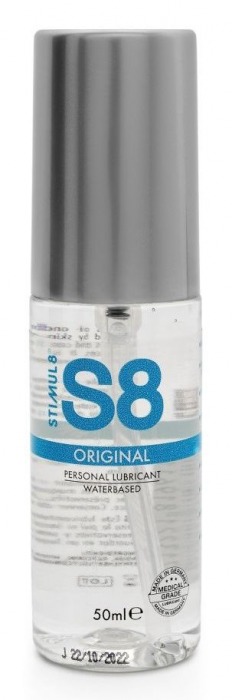 Универсальный лубрикант на водной осноdе S8 Original Lube - 50 мл. - Stimul8 - купить с доставкой в Липецке