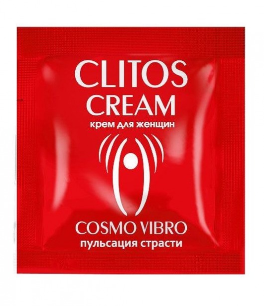 Пробник возбуждающего крема для женщин Clitos Cream - 1,5 гр. - Биоритм - купить с доставкой в Липецке
