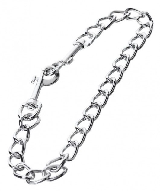 Серебристая соединительная цепочка с двумя карабинами - ToyFa - купить с доставкой в Липецке